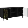 TV staliukas Televizoriaus spintelė ELBURG 102 x 33 x 51 cm Juodojo ąžuolo