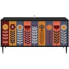 TV staliukas Televizoriaus spintelė ESSEN 102 x 33 x 51 cm Juodojo ąžuolo