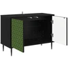 TV staliukas Televizoriaus spintelė GELEEN 69 x 33 x 50,5 cm Juodojo ąžuolo