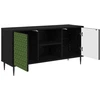 TV staliukas Televizoriaus spintelė GELEEN 102 x 33 x 51 cm Juodojo ąžuolo