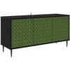 TV staliukas Televizoriaus spintelė GELEEN 102 x 33 x 51 cm Juodojo ąžuolo