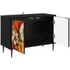 TV staliukas Televizoriaus spintelė GENNEP 69 x 33 x 50,5 cm Juodojo ąžuolo