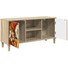 TV staliukas Televizoriaus spintelė GENNEP 102 x 33 x 50 cm Sonoma ąžuolo