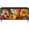 TV staliukas Televizoriaus spintelė GENNEP 102 x 33 x 51 cm Juodojo ąžuolo
