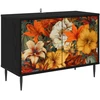 TV staliukas Televizoriaus spintelė GENNEP 69 x 33 x 50,5 cm Juodojo ąžuolo