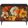 TV staliukas Televizoriaus spintelė GENNEP 69 x 33 x 50,5 cm Juodojo ąžuolo