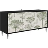 TV staliukas Televizoriaus spintelė GOTHA 102 x 33 x 51 cm Juodojo ąžuolo