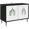 TV staliukas Televizoriaus spintelė HANAU 69 x 33 x 50,5 cm Juodojo ąžuolo