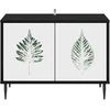 TV staliukas Televizoriaus spintelė HANAU 69 x 33 x 50,5 cm Juodojo ąžuolo
