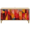 TV staliukas Televizoriaus spintelė HEESCH 102 x 33 x 50 cm Sonoma ąžuolo