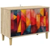 TV staliukas Televizoriaus spintelė HEESCH 69 x 33 x 50 cm Sonoma ąžuolo