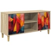 TV staliukas Televizoriaus spintelė HEESCH 102 x 33 x 50 cm Sonoma ąžuolo