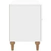 TV staliukas Televizoriaus spintelė Itin blizgi balta 102 x 34,5 x 50 cm