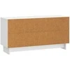 TV staliukas Televizoriaus spintelė Itin blizgi balta 99 x 34,5 x 50 cm