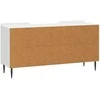 TV staliukas Televizoriaus spintelė Itin blizgi balta 102 x 34,5 x 52 cm