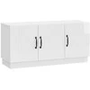 TV staliukas Televizoriaus spintelė Itin blizgi balta 99 x 34,5 x 47 cm