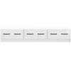 TV staliukas Televizoriaus spintelė Itin blizgi balta 147 x 34,5 x 27 cm