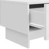 TV staliukas Televizoriaus spintelė Itin blizgi balta 147 x 34,5 x 30 cm