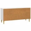 TV staliukas Televizoriaus spintelė 102 x 34,5 x 50 cm Itin blizgi balta