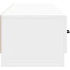TV staliukas Televizoriaus spintelė Itin blizgi balta 147 x 34,5 x 27 cm