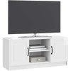 TV staliukas Televizoriaus spintelė Itin blizgi balta 102 x 34,5 x 47 cm