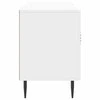TV staliukas Televizoriaus spintelė Itin blizgi balta 102 x 34,5 x 50 cm
