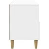 TV staliukas Televizoriaus spintelė Itin blizgi balta 102 x 34,5 x 50 cm