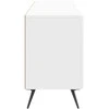TV staliukas Televizoriaus spintelė Itin blizgi balta 150 x 31 x 50 cm