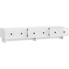 TV staliukas Televizoriaus spintelė 147 x 34,5 x 30 cm Itin blizgi balta
