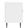 TV staliukas Televizoriaus spintelė Itin blizgi balta 99 x 34,5 x 50 cm