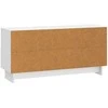TV staliukas Televizoriaus spintelė Itin blizgi balta 102 x 34,5 x 50 cm