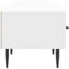 TV staliukas Televizoriaus spintelė Itin blizgi balta 147 x 34,5 x 30 cm
