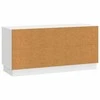 TV staliukas Televizoriaus spintelė Itin blizgi balta 99 x 34,5 x 47 cm