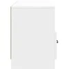 TV staliukas Televizoriaus spintelė Itin blizgi balta 102 x 34,5 x 47 cm
