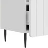 TV staliukas Televizoriaus spintelė Itin blizgi balta 102 x 34,5 x 50 cm