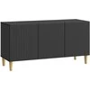 TV staliukas Televizoriaus spintelė Juoda 99 x 34,5 x 50 cm Apdirbta mediena