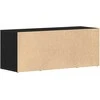 TV staliukas Televizoriaus spintelė 100 x 35 x 40 cm juoda ąžuolo