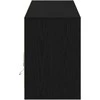 TV staliukas TV vienetai 2 pcs Juoda 180 x 34 x 50 cm Apdirbta mediena