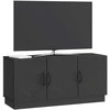 TV staliukas Televizoriaus spintelė Juoda 99 x 34,5 x 47 cm Apdirbta mediena