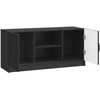 TV staliukas Televizoriaus spintelė Juoda 102 x 34,5 x 47 cm