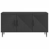 TV staliukas Televizoriaus spintelė Juoda 99 x 34,5 x 50 cm Apdirbta mediena