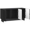 TV staliukas Televizoriaus spintelė Juoda 99 x 34,5 x 50 cm Apdirbta mediena