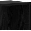 TV staliukas TV spintelių komplektas Juoda 72 x 35 x 37 cm Apdirbta mediena