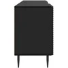TV staliukas Televizoriaus spintelė Juoda 150 x 31 x 50 cm Apdirbta mediena