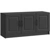 TV staliukas Televizoriaus spintelė Juoda 99 x 34,5 x 47 cm Apdirbta mediena