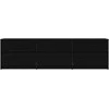 TV staliukas TV vienetai 2 pcs Juodas ąžuolas 180 x 34 x 50 cm