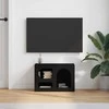 TV staliukas Televizoriaus spintelė ELST 60 x 35 x 40 cm Juoda