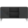 TV staliukas Televizoriaus spintelė Juoda 102 x 34,5 x 50 cm