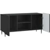 TV staliukas Televizoriaus spintelė Juoda 102 x 34,5 x 52 cm