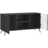 TV staliukas Televizoriaus spintelė Juoda 102 x 34,5 x 50 cm